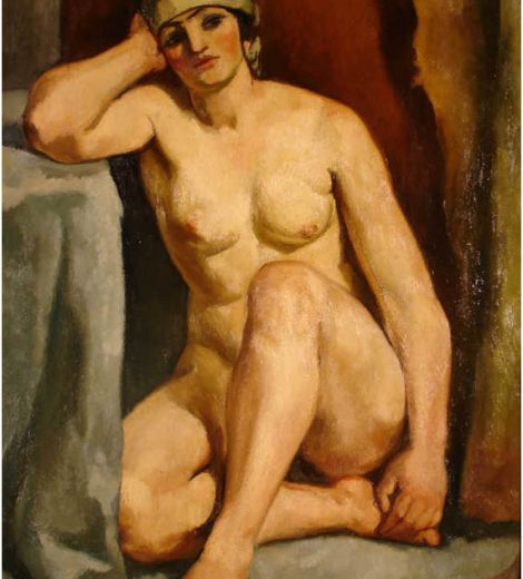 Desnudo, 1928. Colección Museo Nacional de Bellas Artes