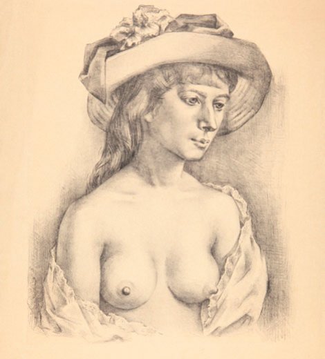 Joven con torso desnudo