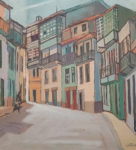 Calle de Betanzos, La Coruña, España