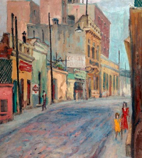 Calle en bajada, San Telmo