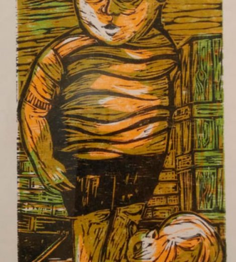 Niño y gato