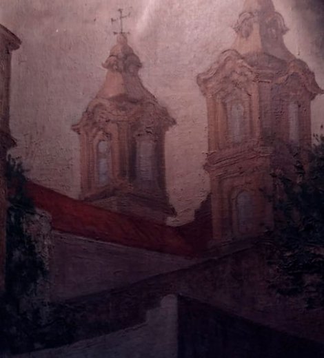 Iglesia Nuestra Señora del Pilar – Oleo sobre tela Iglesia Nuestra Señora del Pilar