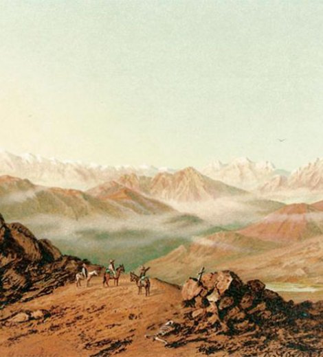 Vista de la Cordillera de Los Andes