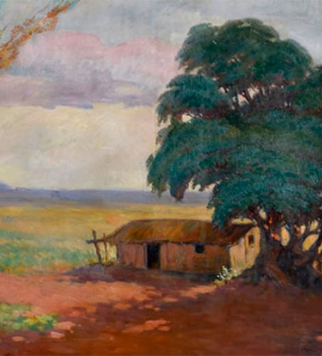 Rancho y ombú
