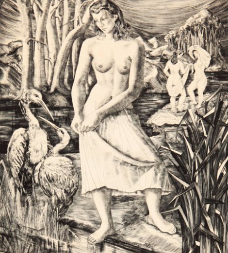 Mujer de pie