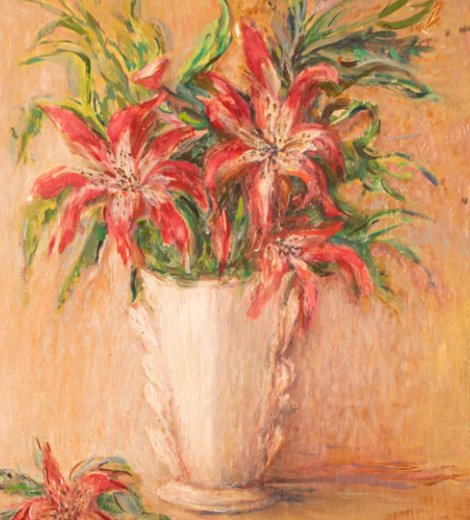 Jarrón con flores