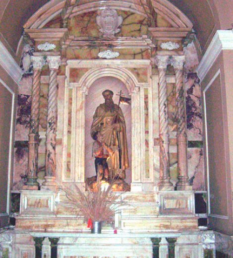 Altar de San Pedro Nolasco de la Basílica de la Merced de Córdoba